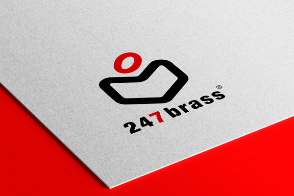 Logogestaltung "247brass"