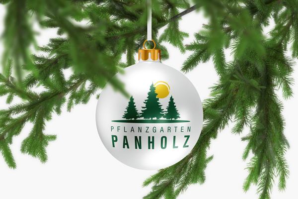 Christbaumkugel für Pflanzgarten Panholz